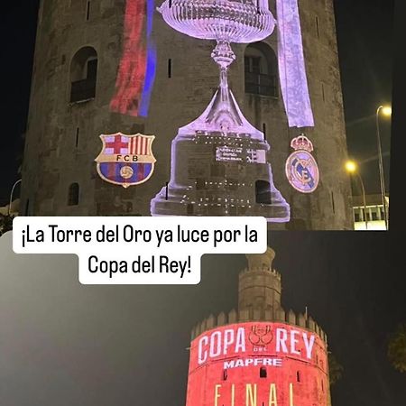 3 Apartamento En Estadio Sevilla 8 Plazas 3 Hab Y Metro מראה חיצוני תמונה